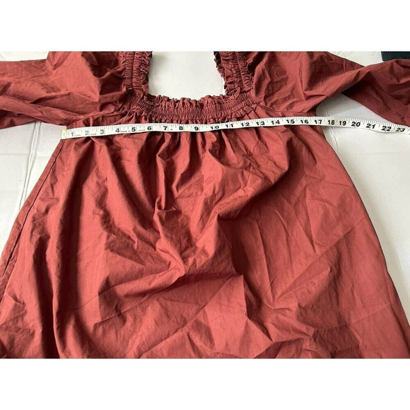 NWT MADEWELL- Poplin Mini Dress Sizes XS - Picture 8 of 9